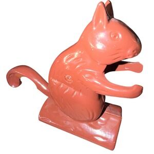 Twos Company Nutcracker Brown l Vintage Style Squirrel Cast Metal New